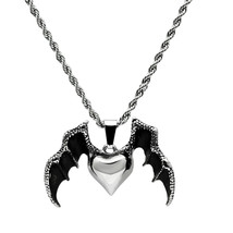 TK549 Stainless Steel High Polished Chain Pendant Necklace No Stone - €25,51 EUR