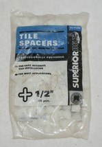 Superiorbilt 81P12B Tile Spacers One Half Inch 35 Count Cross Shape - £14.08 GBP