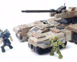 Halo Mega Bloks Construx UNSC Scorpion Tank set 96807 *INCOMPLETE* - $65.12