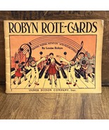 Children&#39;s Music Book Robyn Rote-Cards 1930s Illustrated Music Teaching ... - $556.25 MXN