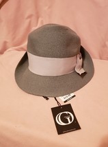 Giovannio Grey Hat New with Tag 87302 Slate 7 1/4 to 7 3/8 - £6.38 GBP