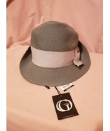Giovannio Grey Hat New with Tag 87302 Slate 7 1/4 to 7 3/8 - £6.28 GBP