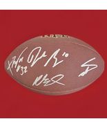 Drake Maye TreVeyon Henderson Stefon Diggs and Coach Mike Vrabel autogra... - $499.99