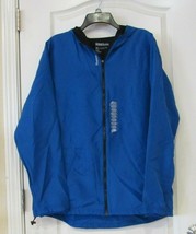 REEBOK Hooded Wind Jacket  Blue Men&#39;s Sz M  or XXL NWT MSRP$60 - $400.94 MXN