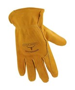 Golden Stag Driver Gloves Cowhide Med Rolled Gold - $34.68