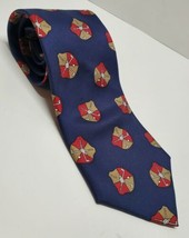 JHM Sport Golf Novelty Mens Neck Tie 100% Silk USA Italy Green Red Gold ... - $276.07 MXN