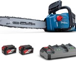The Dongcheng Chiansaw 16-Inch, 40V Cordless Chain Saw, Free Chain Tension. - $220.92