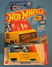 Hot Wheels Brickin&#39; Delivery Yellow #58 - 2023 Brick Rides - £9.10 GBP