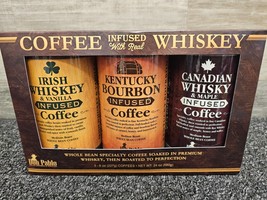 Don Pablo Infused with Real Whiskey Coffee 3X8 oz Cans (Total 24 oz) EXP... - £8.54 GBP