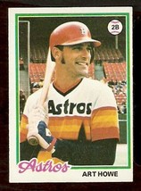 Houston Astros Art Howe Rookie Card Rc 1978 Topps # 13 Ex - £0.39 GBP