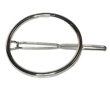 Vintage Silver-Tone Thin Circular Scarf Clip - $184.53 MXN