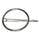 Vintage Silver-Tone Thin Circular Scarf Clip - $183.03 MXN