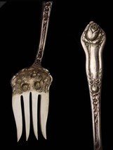 1913 Stratford Fancy large Fork - Antique victorian Wedding Gift - Victo... - $65.00