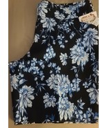 Pioneer Woman ~ Size 3XL ~ Rayon Blend ~ Blue Indigo ~ Floral ~ Pull On ... - €22,71 EUR
