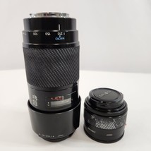 Minolta AF 50 f/1.7 and AF 70-210 f/4.0 Camera Lens Lot Alpha Mount Japan - £45.32 GBP