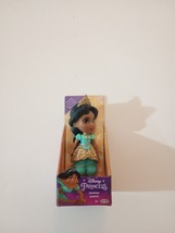 Disney Princess Jasmine Mini Glitter Dress 3&quot; Posable Doll 2021. New! - £8.62 GBP
