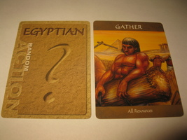 2003 Age of Mythology Board Game Piece: Egyptian Random Card - Gather - $1.00