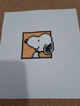 Completed Snoopy Finished Cross Stitch Diy Crafting - £4.73 GBP