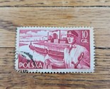 Poland Stamp St. Lukaszewski 10gr Used Red 720 - $0.94