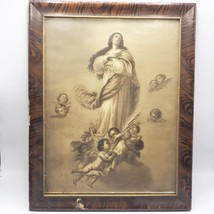 Framed Print Immaculate Conception of Los Venerables Bartolomé Esteban M... - $143.54