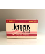 Jergen&#39;s Mild White Bar Soap Bath Size 4.5 oz Each 12 Bars Total Vintage... - $74.99