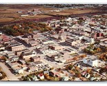 Aerial View Business Section Lethbridge Alberta Canada UNP Chrome Postca... - $3.91