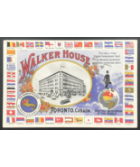 1910s Walker House Store House of Plenty Toronto Canada Ad Postcard Flags - $10.39