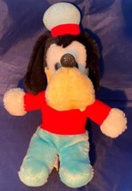 Walt Disney Productions Goofy Stuffed Plush Animal Toy 11&quot; Vintage Made ... - $21.30