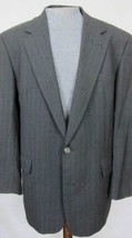 Brooks Brothers Gray Pinstripe 4 Season Wool Suit Made in USA 42L - $100.58