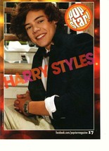 Harry Styles One Direction teen magazine pinup clipping Popstar window 1D - $2.00