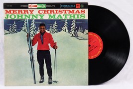 VINTAGE Johnny Mathis - Merry Christmas LP Vinyl Record Album CS8021 - £11.82 GBP