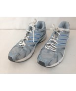 Adidas 451921 Womens 9.5 Adiprene Gray Blue Walking Running Athletic Shoes - £3.95 GBP