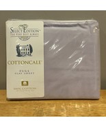 Select Edition Cottoncale Soft Lilac Full Flat Sheet 180 Threads Cotton NEW - $456.30 MXN