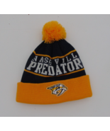 Nashville PREDATORS Youth Beanie Hat Pom Pom Cap - $262.34 MXN