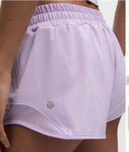 LULULEMON HOTTY HOT LOW RISE SHORT 2.5”~LAVENDER FROST~LINED~0 2 4 6 8 1... - $85.90