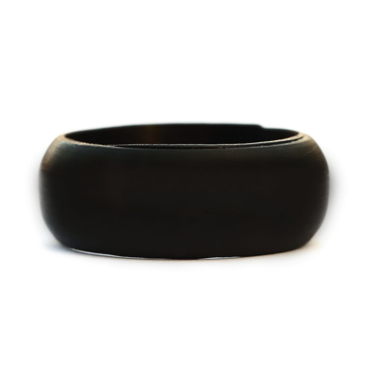 Mens Black Silicone Ring Size 9 - $2.96