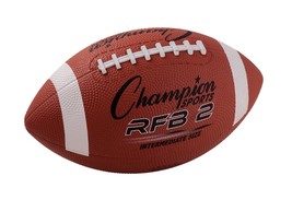 Champion Sports Intermediate Size Rubber Football - $33.65