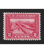 1913 2c Pedro Miguel Locks, Panama Canal, Carmine Scott 398 Mint F/VF NH - $17.49