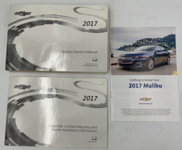 2017 Chevrolet Malibu Owners Manual Handbook Set OEM H04B22030 - $49.49