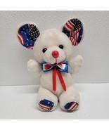 Soft Things Plush Mouse Red White &amp; Blue America 8” Independence Day Pat... - $361.99 MXN