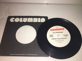 PAUL McCARTNEY promo 45 COMING UP Live At Glasgow COLUMBIA label - £6.74 GBP