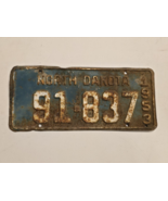 North Dakota Truck License Plate 1953 #91-837 ND ‘53 VTG-Man Cave-Decor-... - $22.99