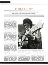 Thin Lizzy Phil Lynott death tribute article + Muddy Waters cemetery gra... - £3.58 GBP