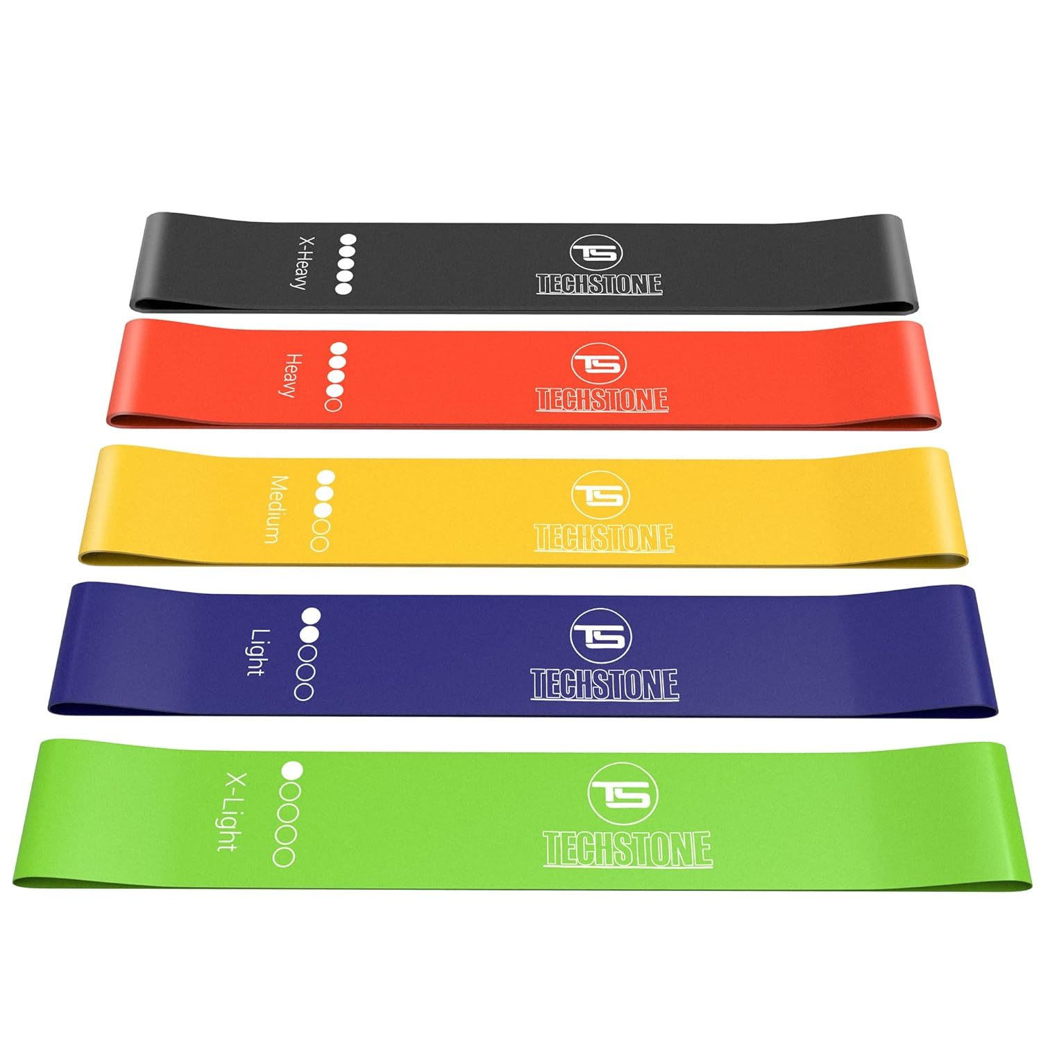 Resistance Bands Set For Men And Women, Pack Of 5 Different Levels Elastic Band