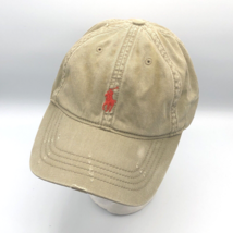 Polo Ralph Lauren PRL Supply Co Leather Strapback Distressed Hat Adjusta... - $49.49