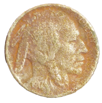 1917 Denver mint Indian Head Buffalo Nickel - £3.37 GBP