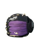 Baseball Rawlings Black Purple PM11 BPUR Glove Mitt Right Hand Thrower R... - £8.64 GBP