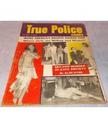 True Police Cases Men&#39;s Risque Action Crime Detective Magazine November ... - $242.75 MXN