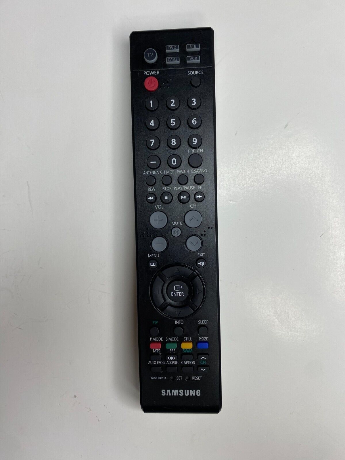 Samsung BN59-00511A TV Remote Control w/ DVD Cable STB VCR - OEM Original - $7.45