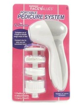 Portable Pedicure System 4 Powered Tools for Smooth Feet Harmon Face Values - £10.29 GBP